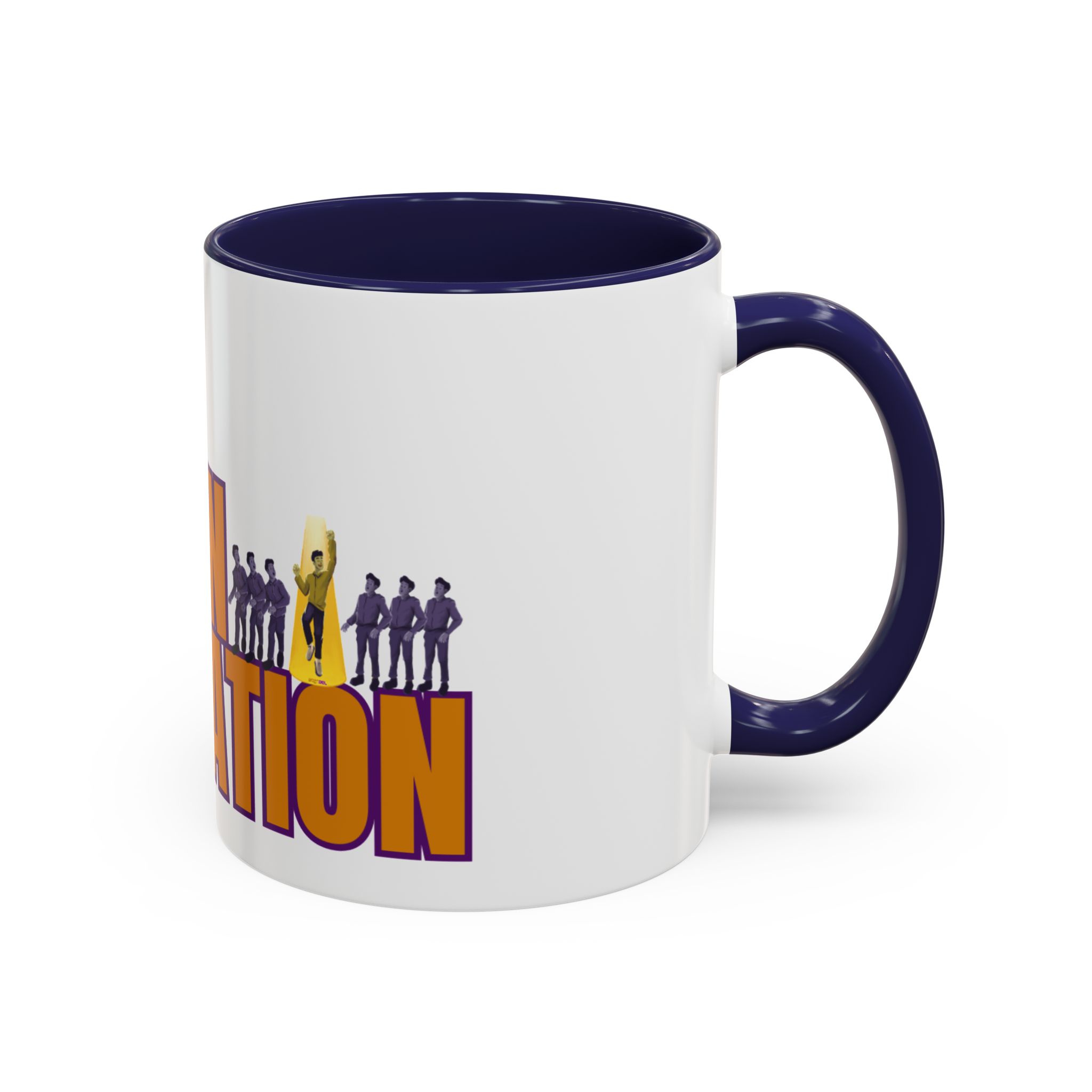 Accent Coffee Mug — "Chosen Generation" Bold Typography Inspirational Mug - Image 6