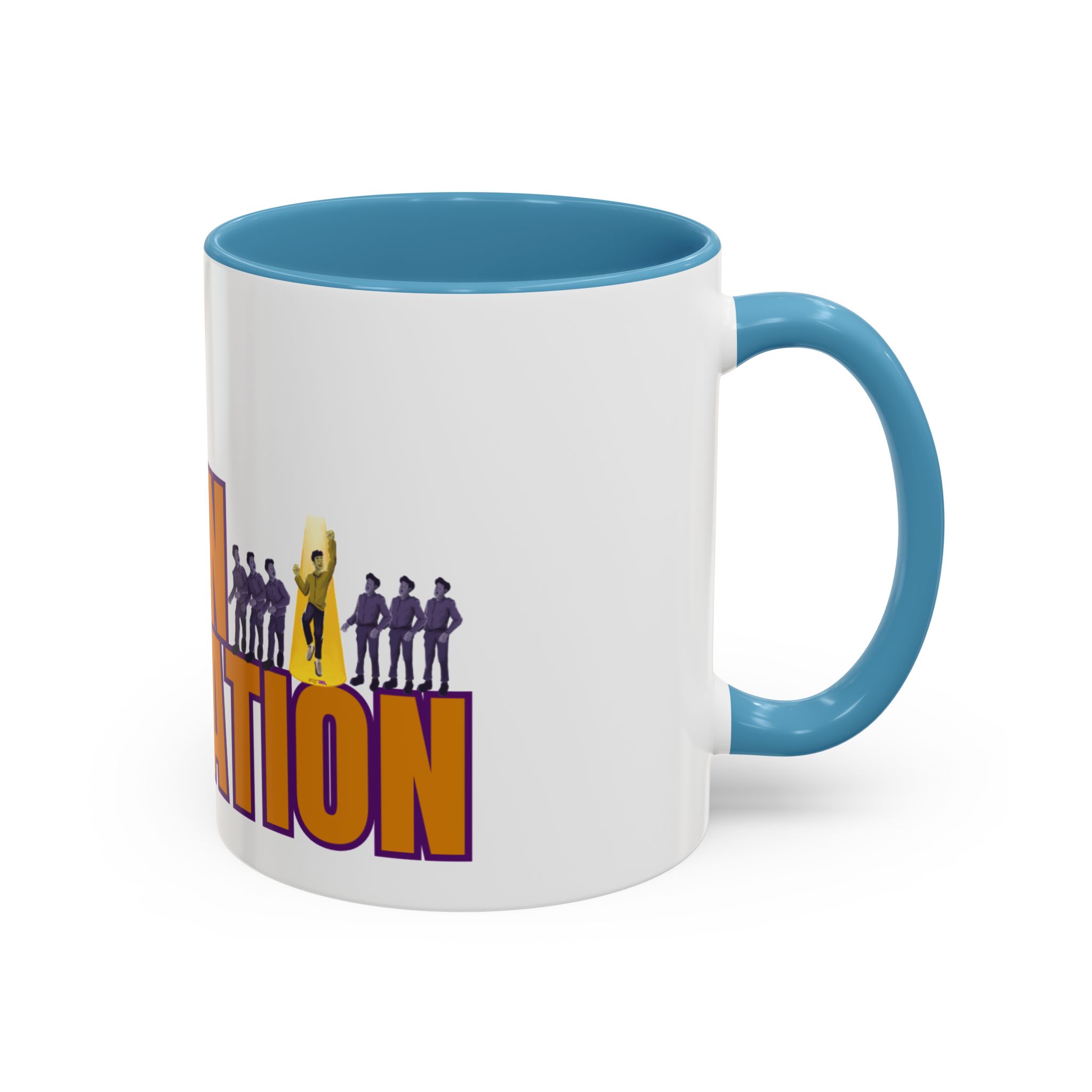 Accent Coffee Mug — "Chosen Generation" Bold Typography Inspirational Mug - Image 18