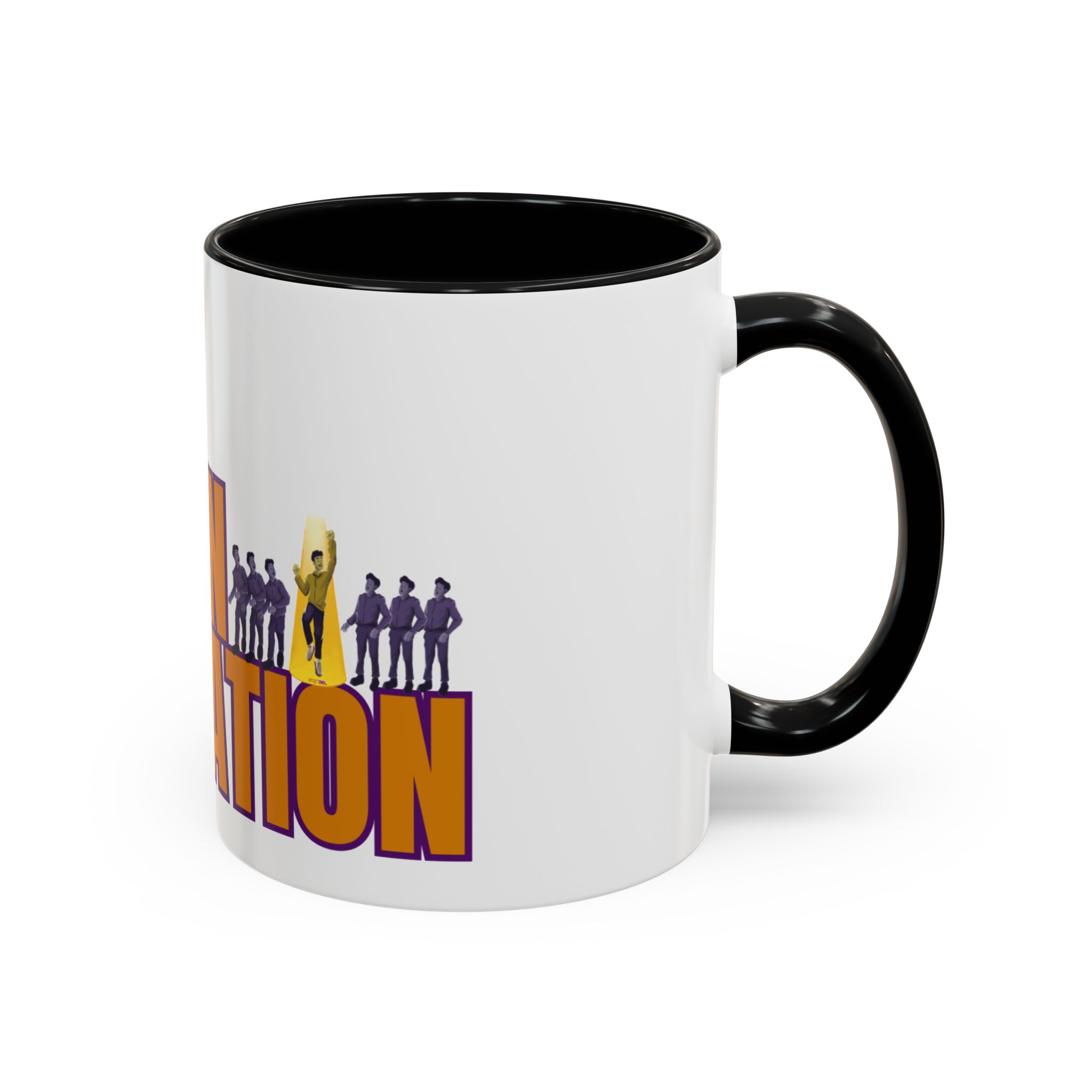 Accent Coffee Mug — "Chosen Generation" Bold Typography Inspirational Mug - Image 2