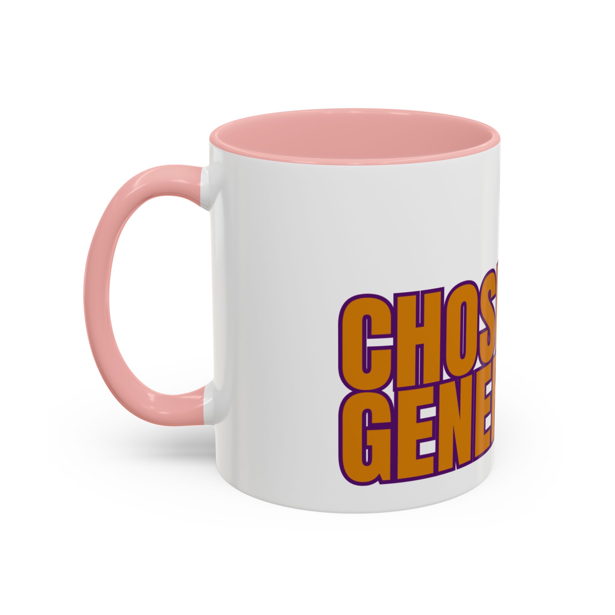 Accent Coffee Mug — "Chosen Generation" Bold Typography Inspirational Mug - Image 11