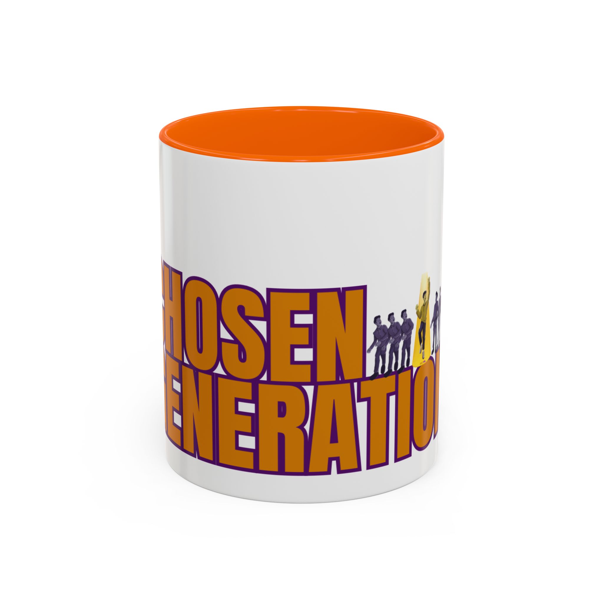 Accent Coffee Mug — "Chosen Generation" Bold Typography Inspirational Mug - Image 21