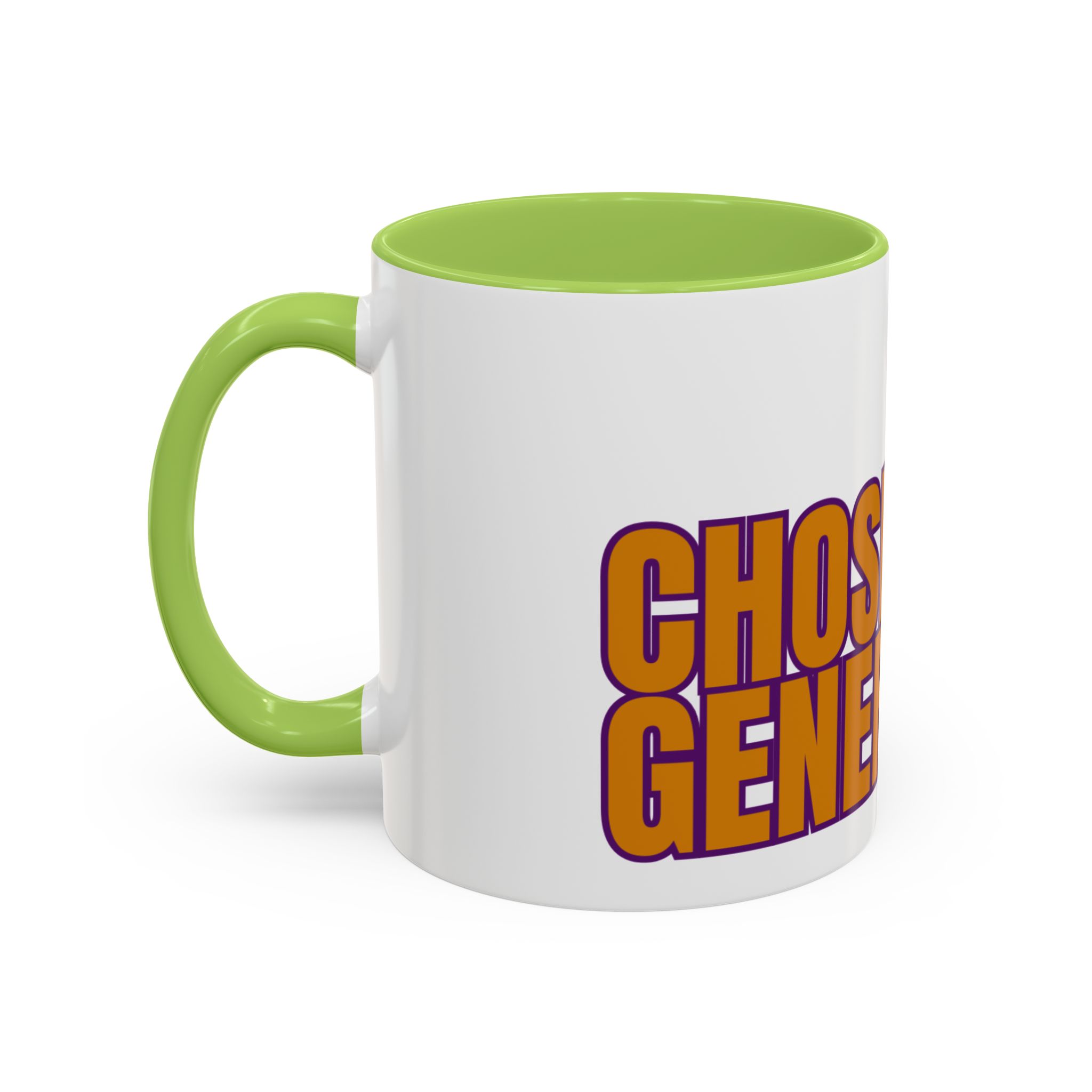 Accent Coffee Mug — "Chosen Generation" Bold Typography Inspirational Mug - Image 31