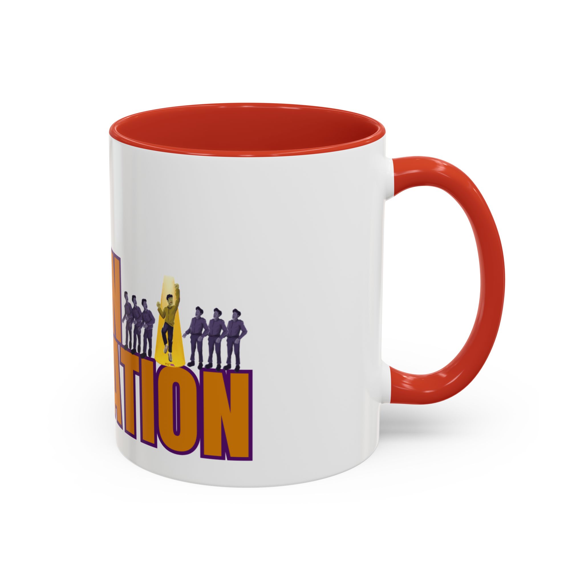 Accent Coffee Mug — "Chosen Generation" Bold Typography Inspirational Mug - Image 14