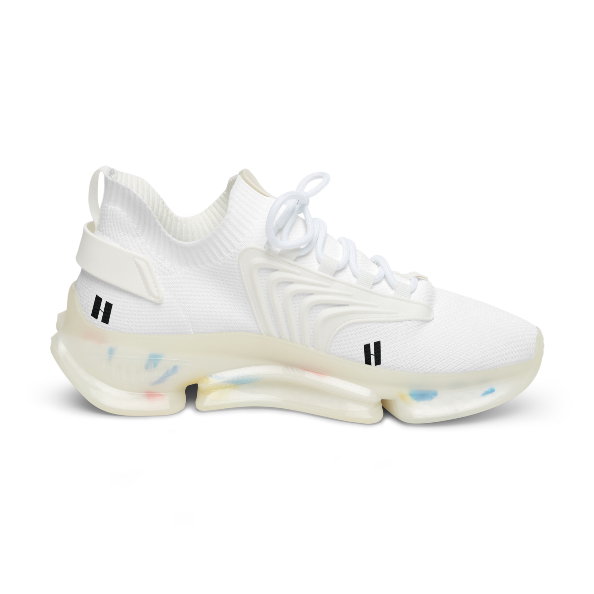 Men's White Mesh Sneakers - Image 4