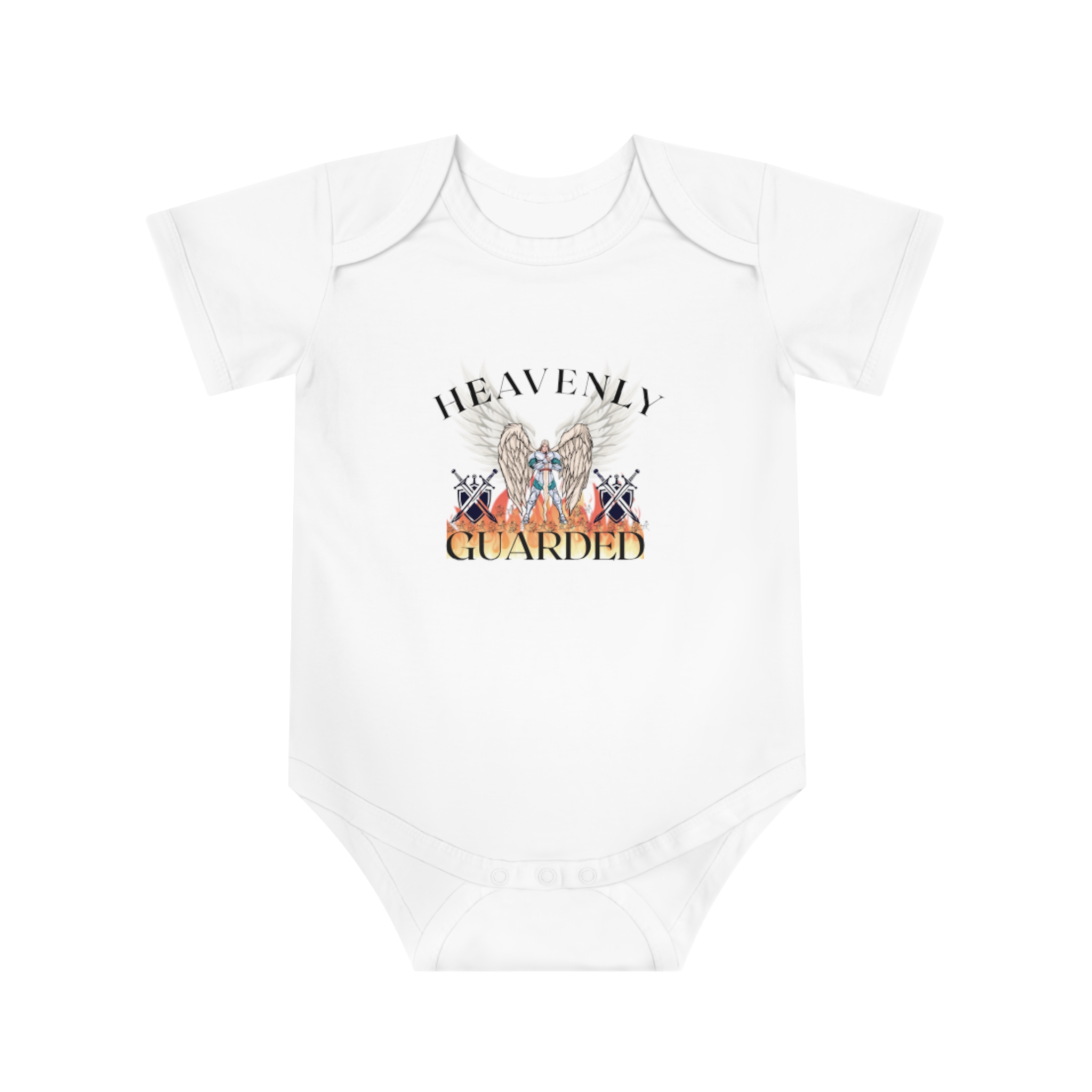 Heavenly Guarded Baby Bodysuit – Psalm 91:11 Infant Onesie