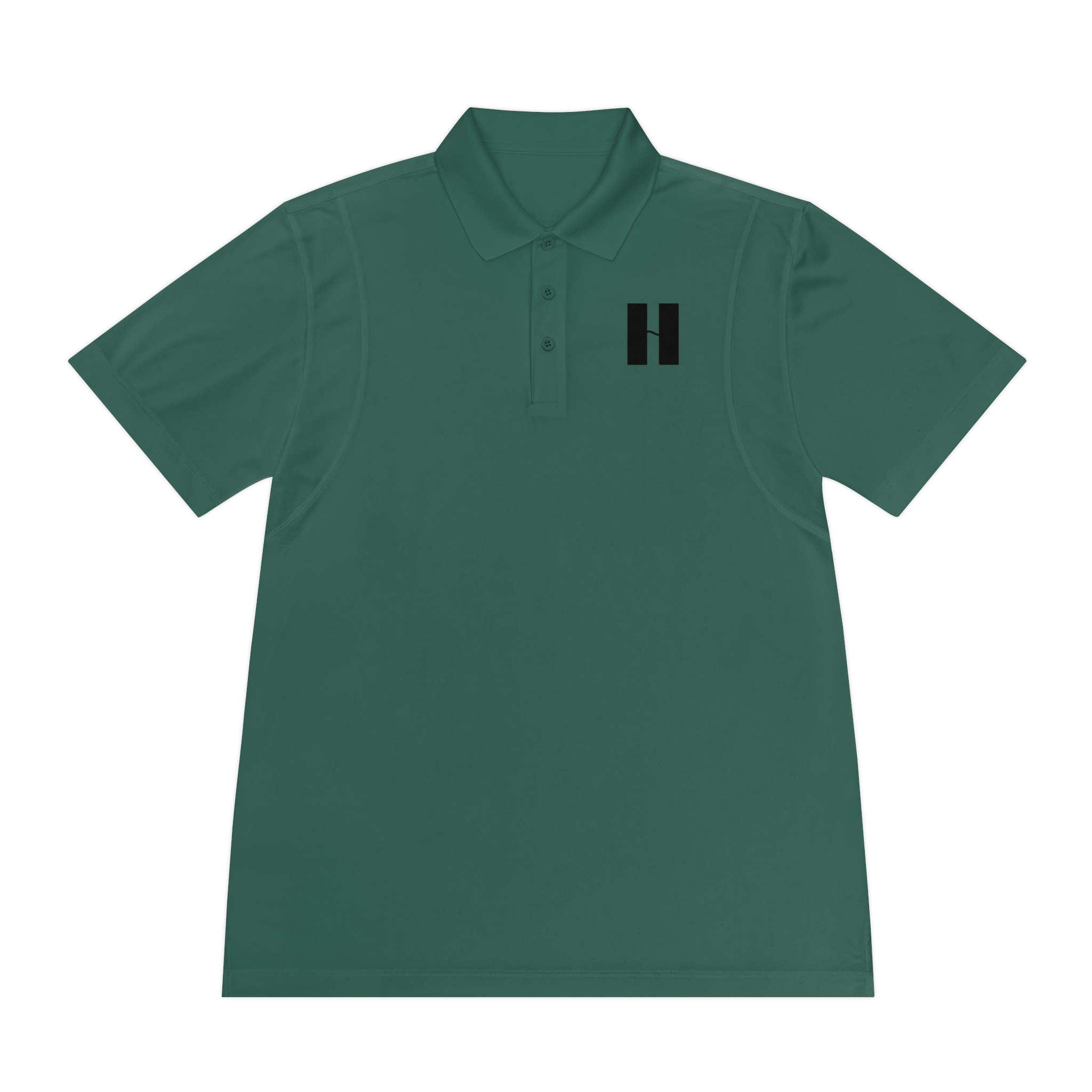 Men's White Polo Shirt with Minimal 'H' Logo — Athletic Sport Performance - Image 10