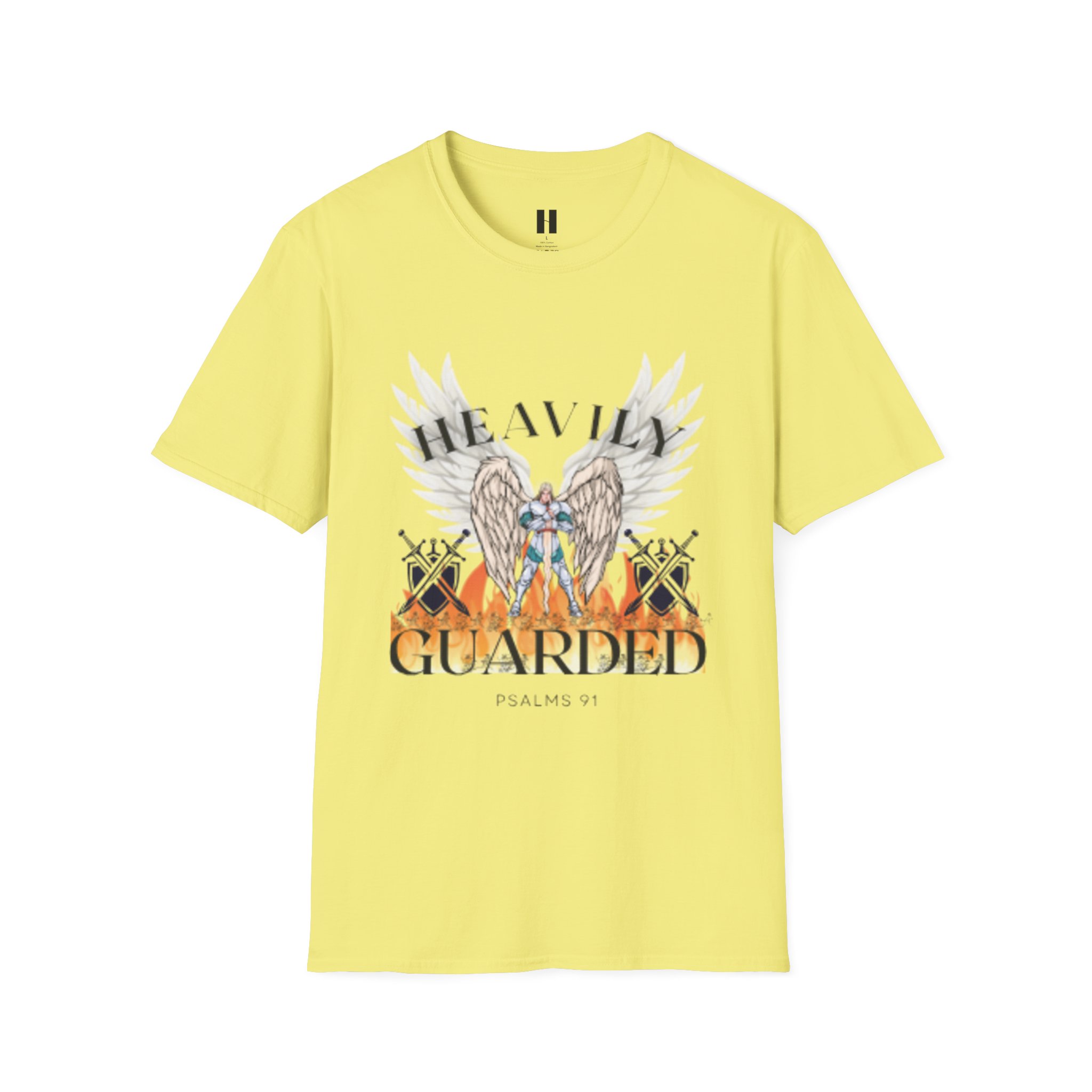 Guarded by Angels T-Shirt - Faith-Based Apparel for Spiritual Protection, Christian Gifts, Inspirational Wear, Psalms 91:11, Unisex Tee - Image 33