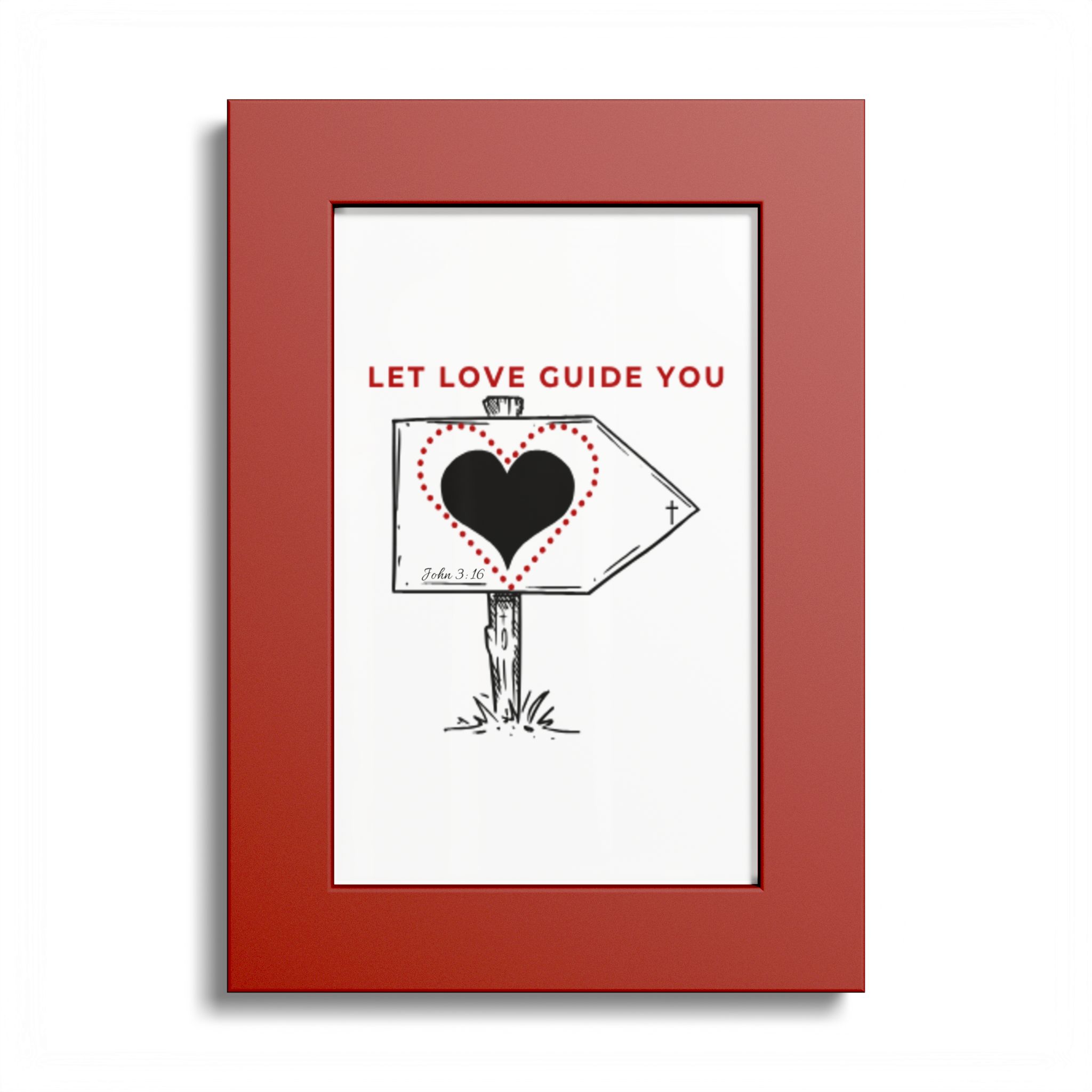 Let Love Guide You Wall Poster - Image 2
