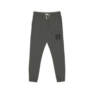 Rugged Hopayola Patch Sweatpants — Garment-Dyed Fleece Joggers