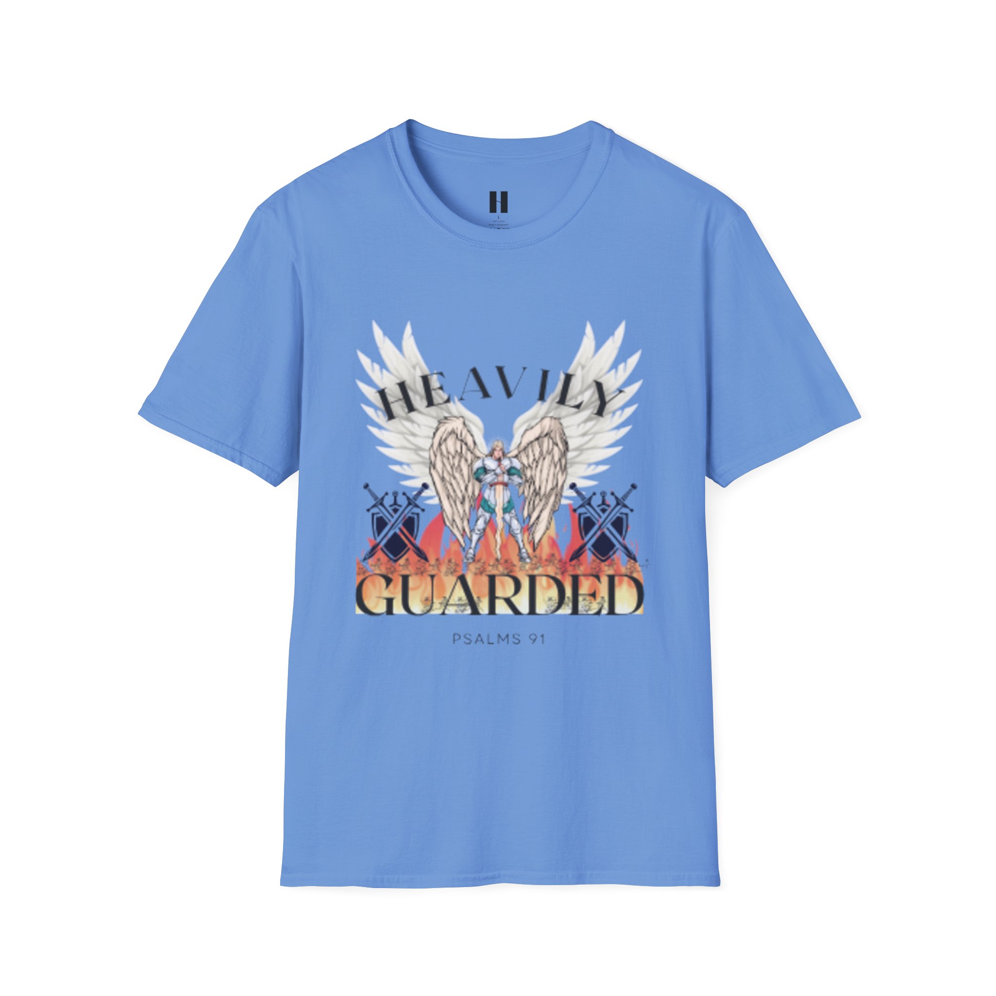 Guarded by Angels T-Shirt - Faith-Based Apparel for Spiritual Protection, Christian Gifts, Inspirational Wear, Psalms 91:11, Unisex Tee - Image 49