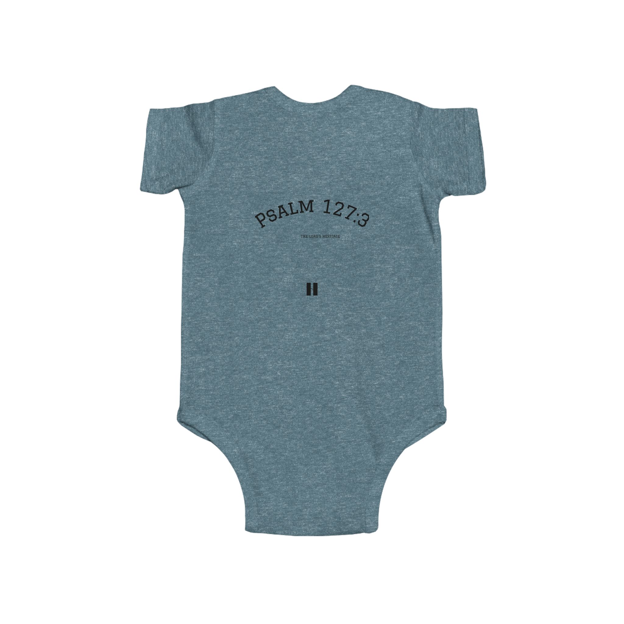 Heritage From The Lord Baby Bodysuit, "Psalm 127:3" Infant Onesie - Image 14