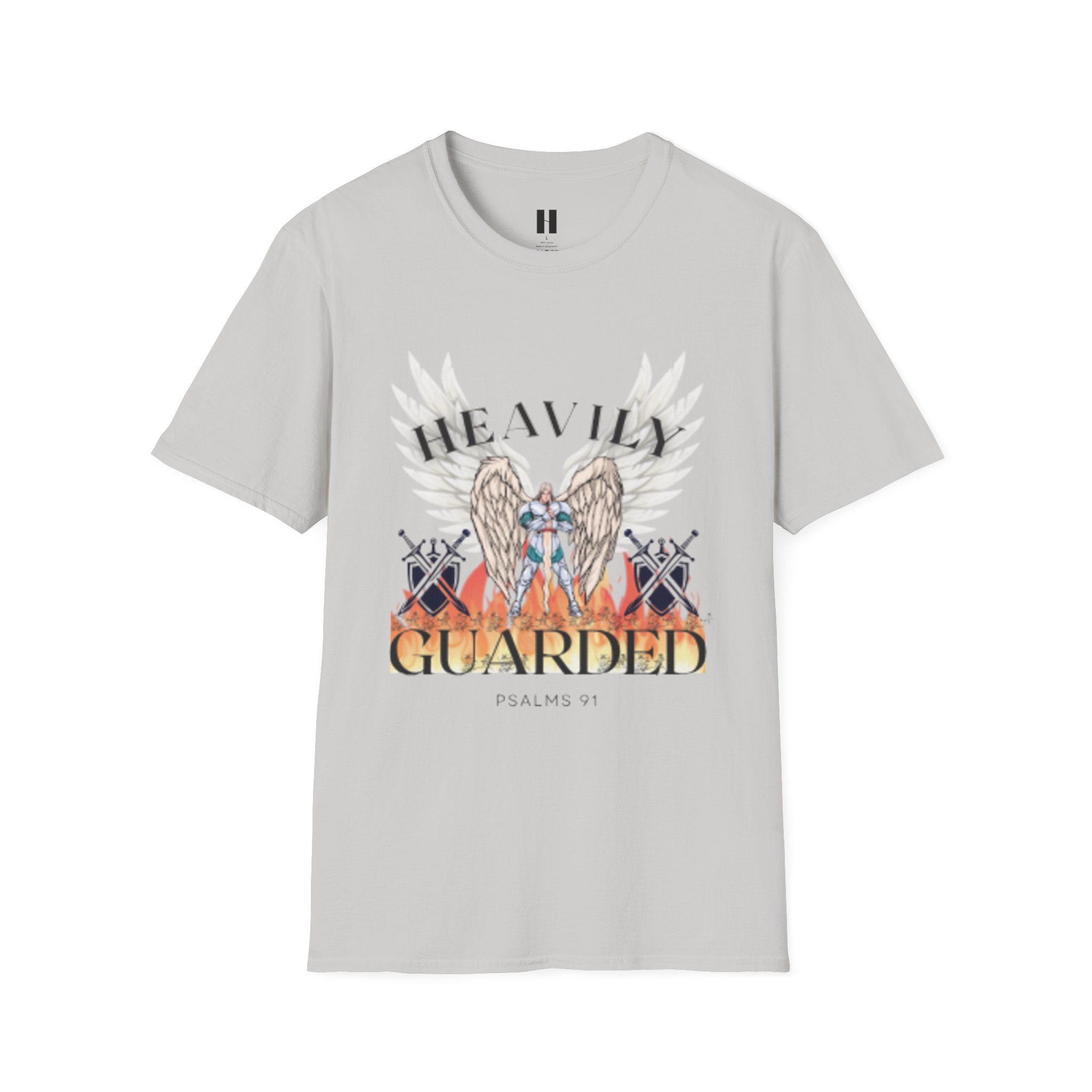 Guarded by Angels T-Shirt - Faith-Based Apparel for Spiritual Protection, Christian Gifts, Inspirational Wear, Psalms 91:11, Unisex Tee - Image 17