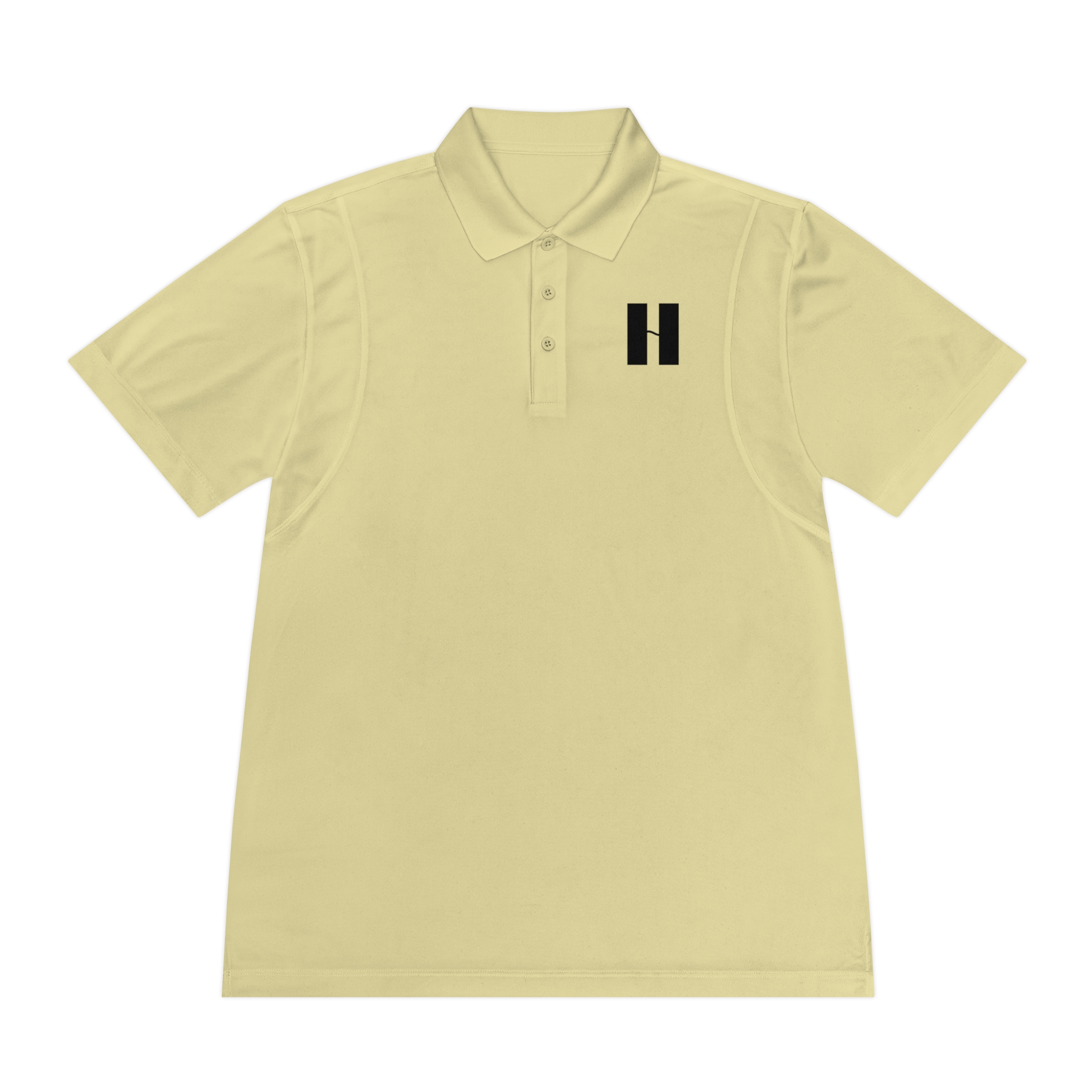 Men's White Polo Shirt with Minimal 'H' Logo — Athletic Sport Performance - Image 7
