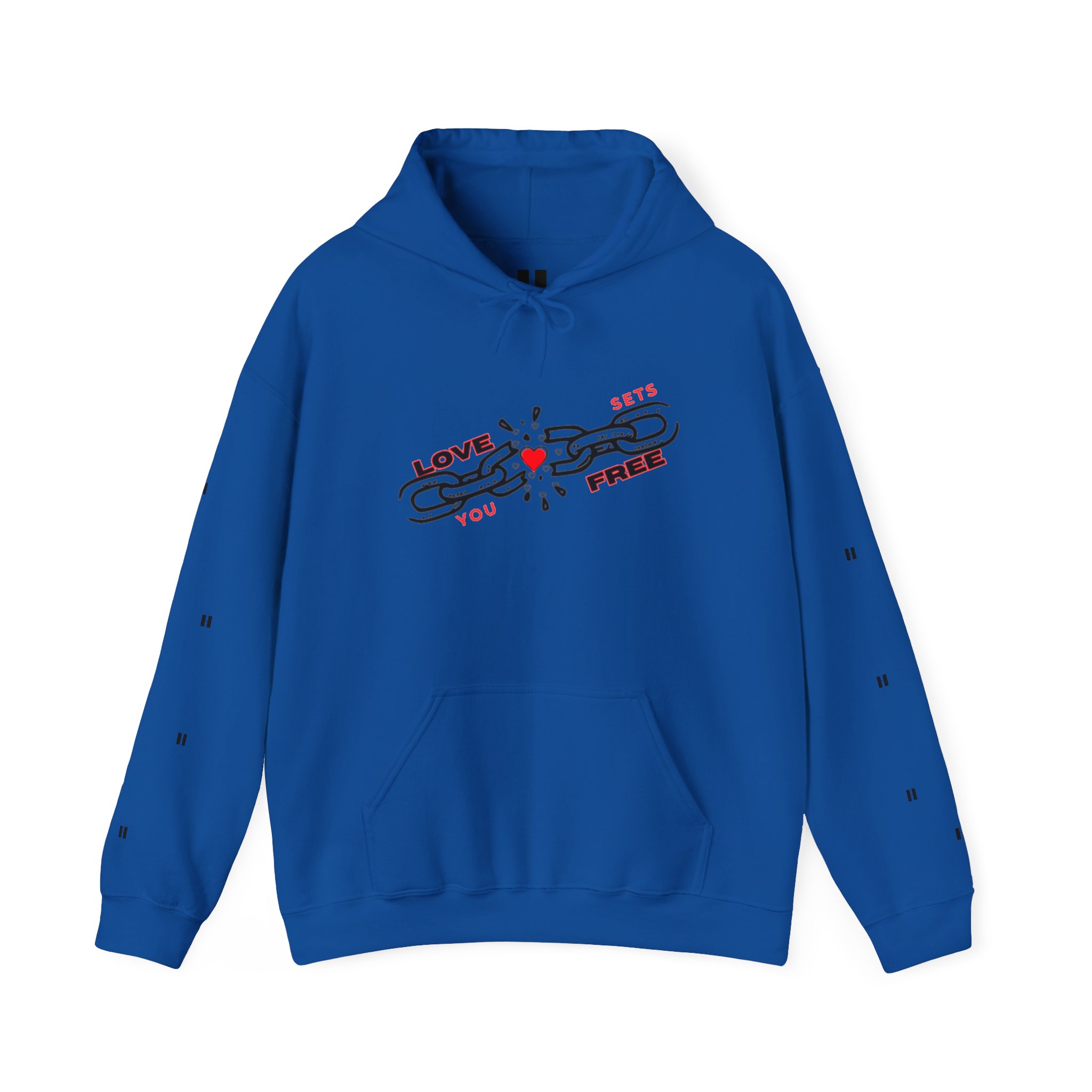 Heart Hoodie – "Love Sets You Free" Graphic Hoodie - Image 25