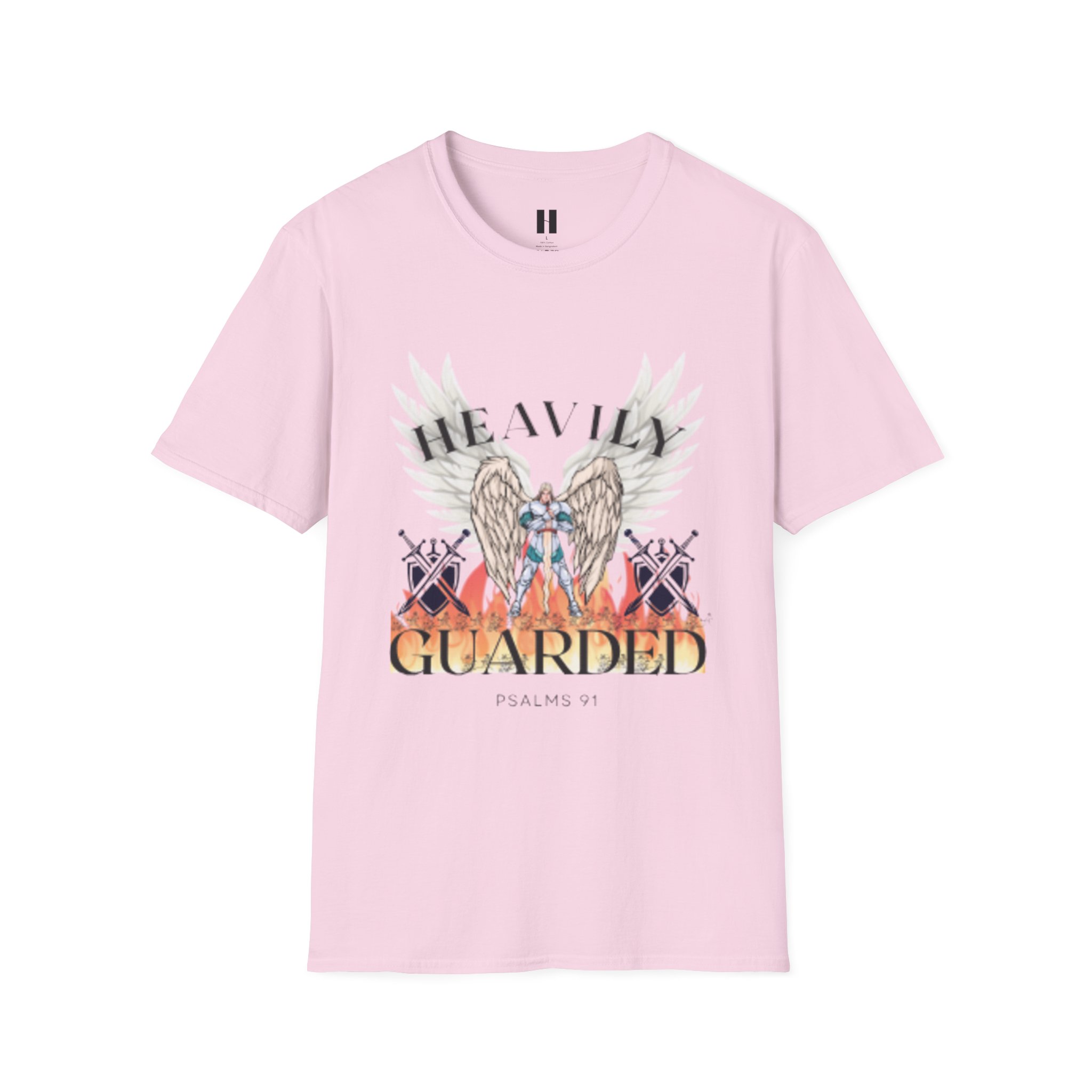Guarded by Angels T-Shirt - Faith-Based Apparel for Spiritual Protection, Christian Gifts, Inspirational Wear, Psalms 91:11, Unisex Tee - Image 53
