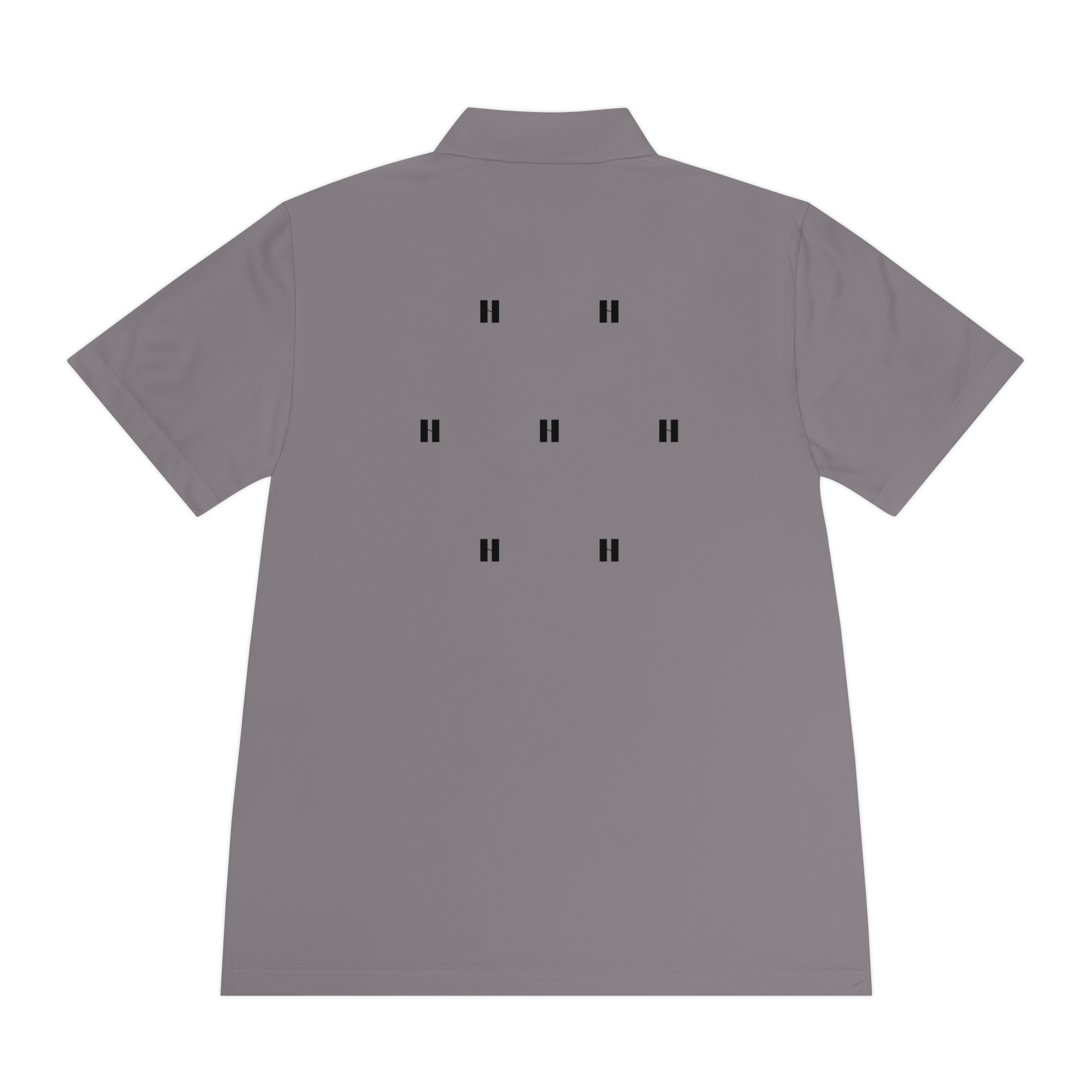 Men's White Polo Shirt with Minimal 'H' Logo — Athletic Sport Performance - Image 2