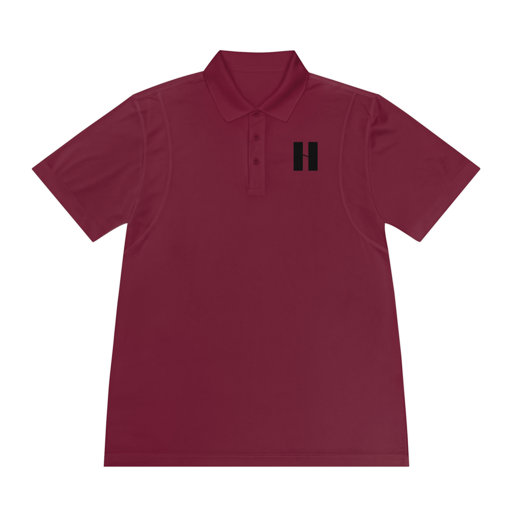 Men's White Polo Shirt with Minimal 'H' Logo — Athletic Sport Performance - Image 22
