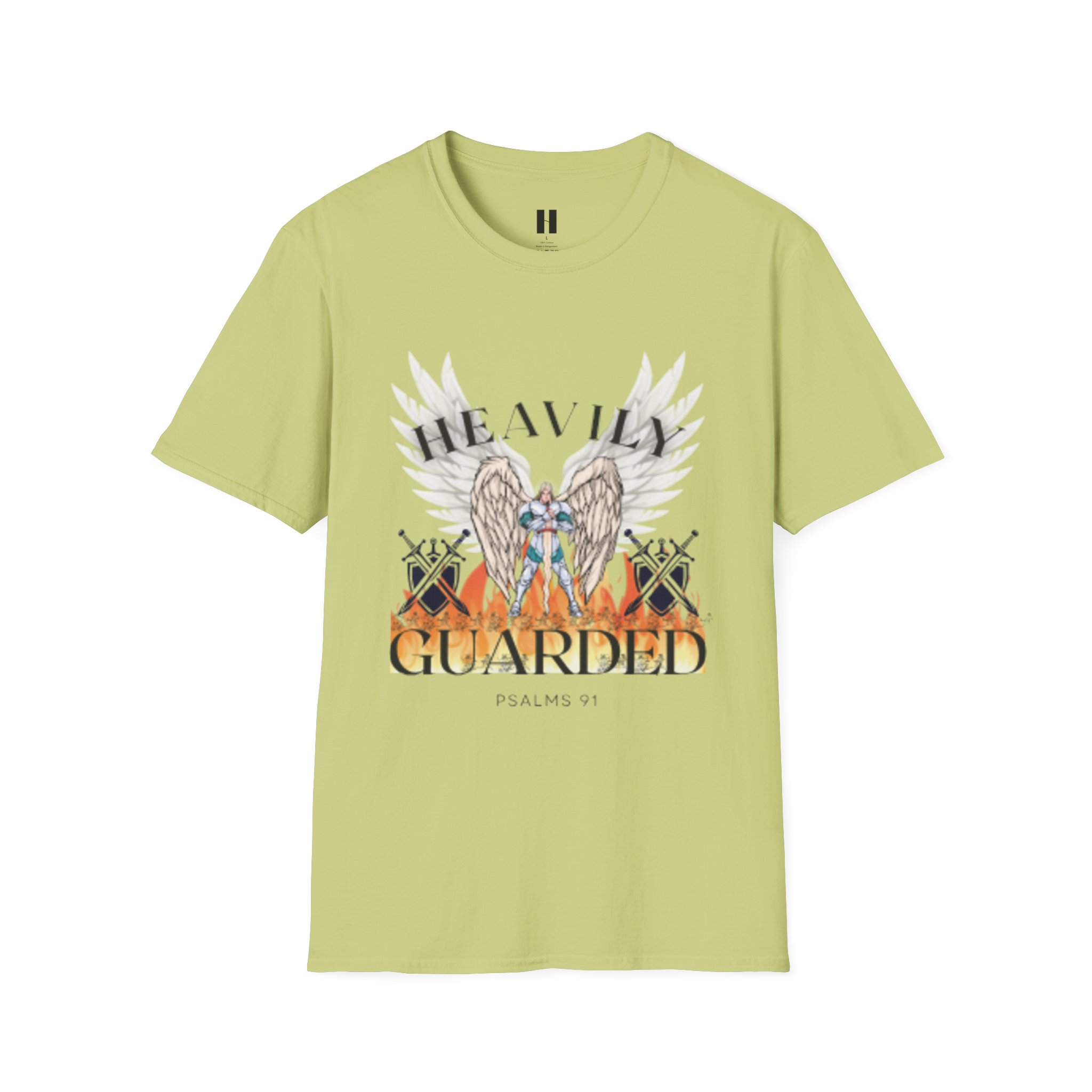 Guarded by Angels T-Shirt - Faith-Based Apparel for Spiritual Protection, Christian Gifts, Inspirational Wear, Psalms 91:11, Unisex Tee - Image 37