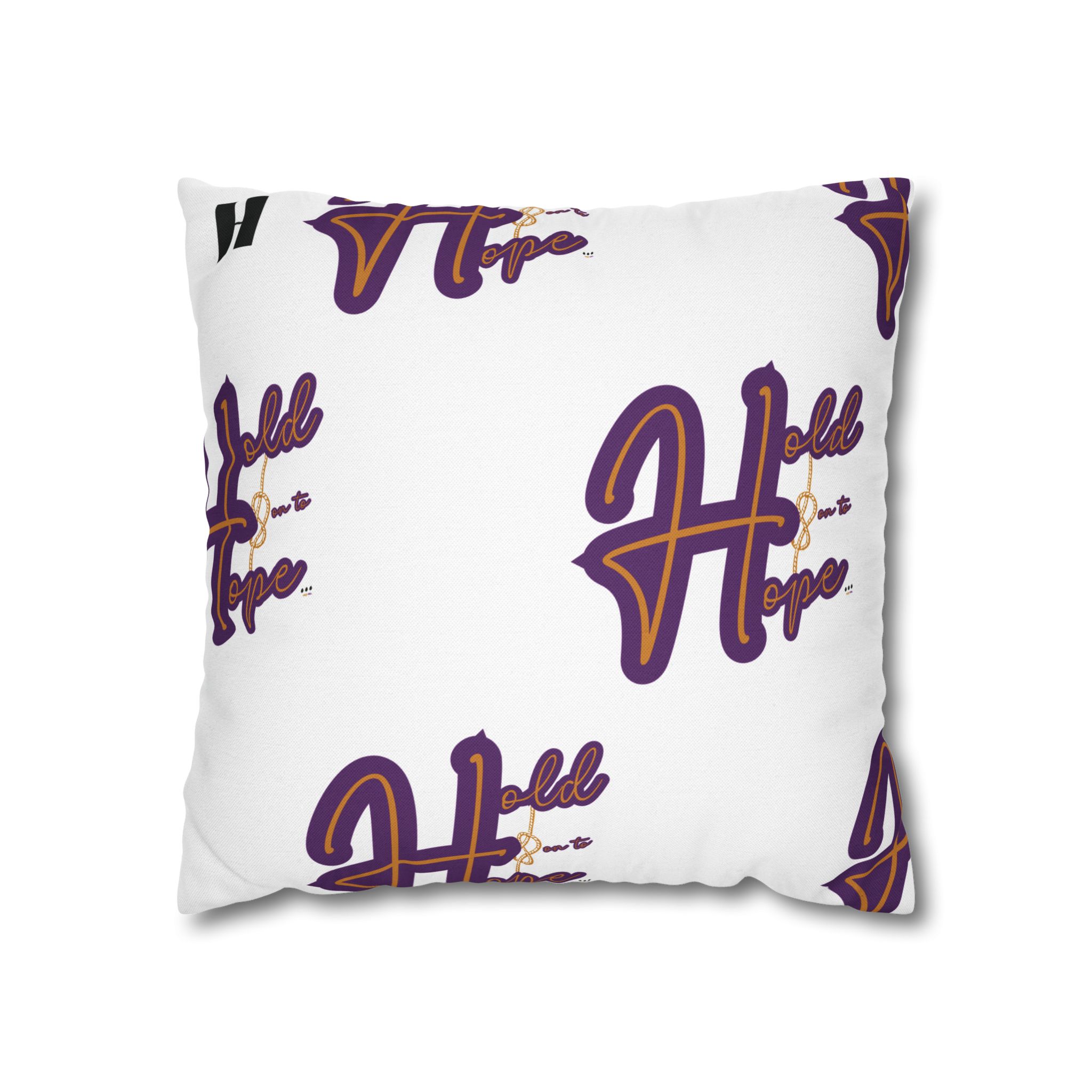 Hold unto Hope Throw Pillow Cover Design - Image 5