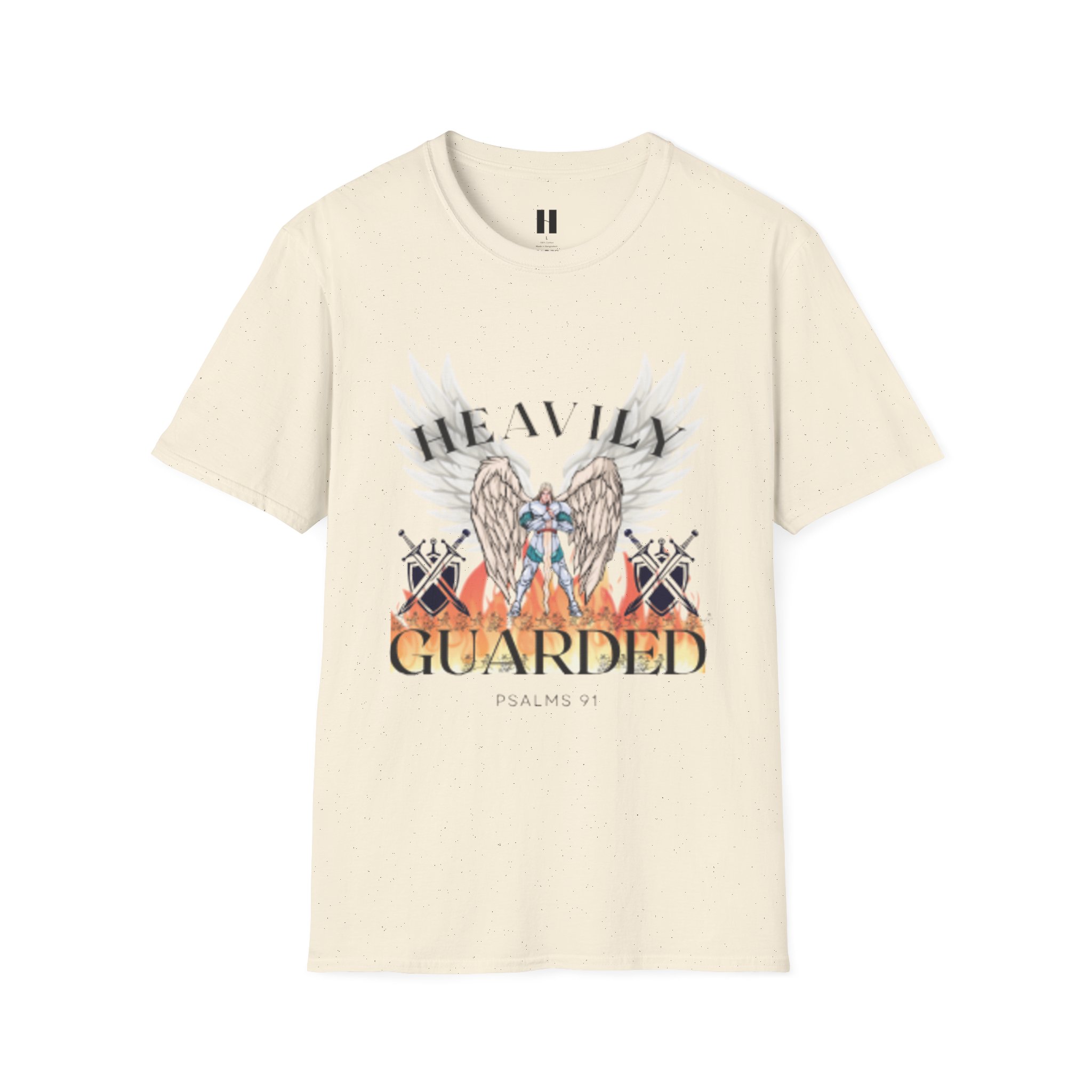 Guarded by Angels T-Shirt - Faith-Based Apparel for Spiritual Protection, Christian Gifts, Inspirational Wear, Psalms 91:11, Unisex Tee - Image 29