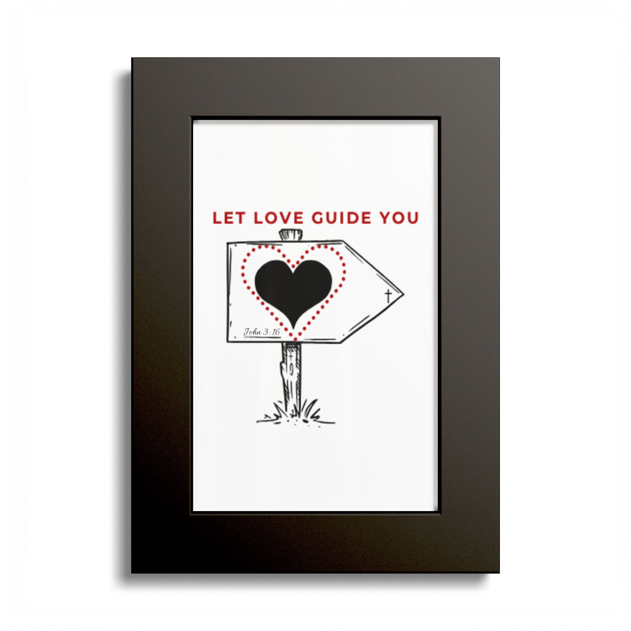 Let Love Guide You Wall Poster - Image 3