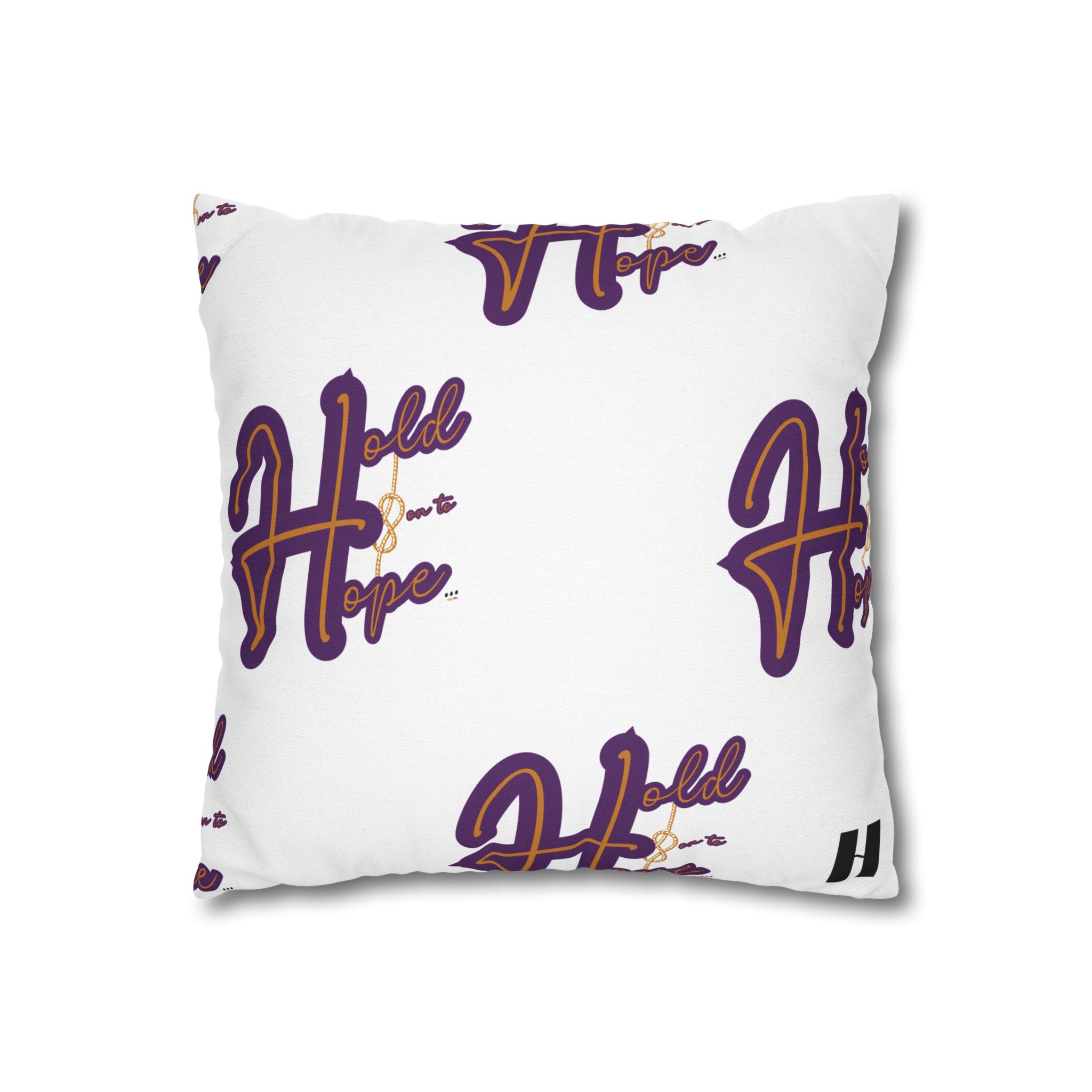 Hold unto Hope Throw Pillow Cover Design - Image 3